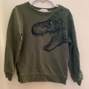 Boys dino crew sweater size 4-6